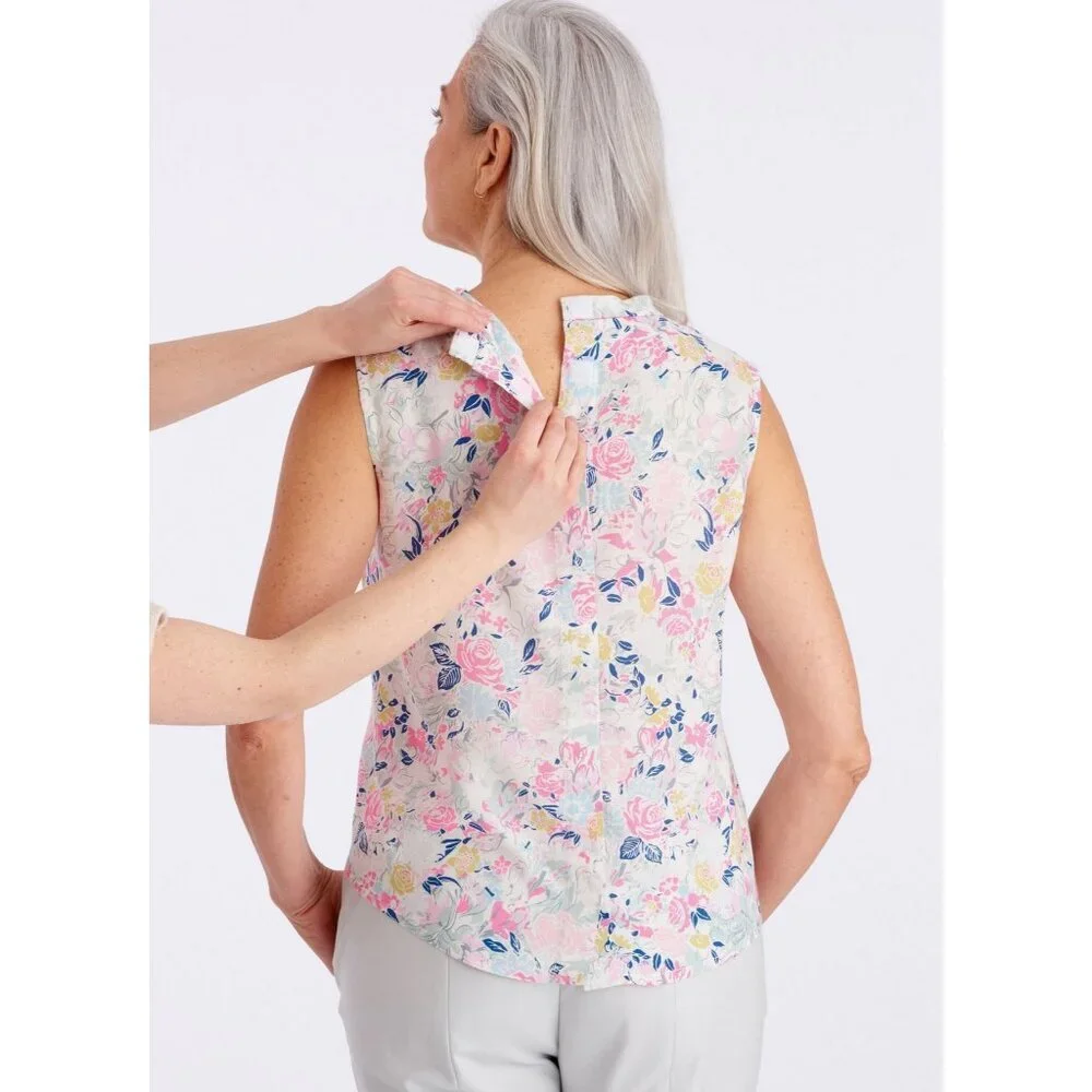 Sewing Pattern‎ Simplicity S9579 Womens Adaptive Blouse Sizes 6-14 Easy Dressing